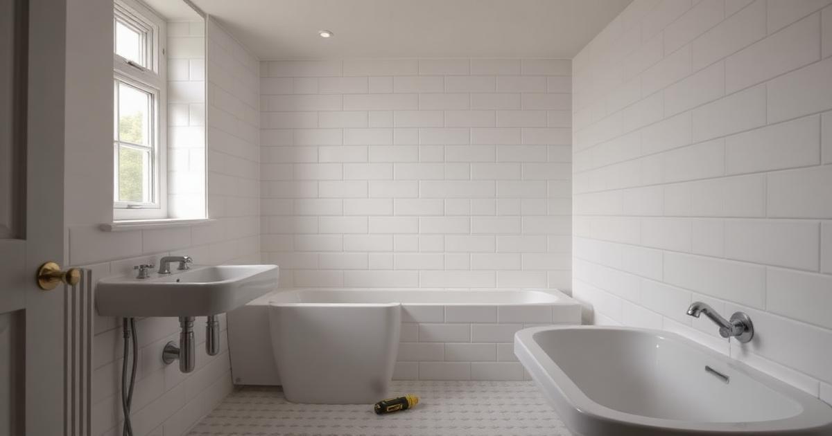 A newly renovated modern bathroom